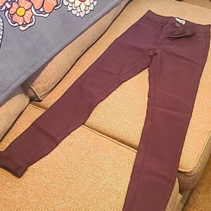 YMI maroon stretchy Pants size Small